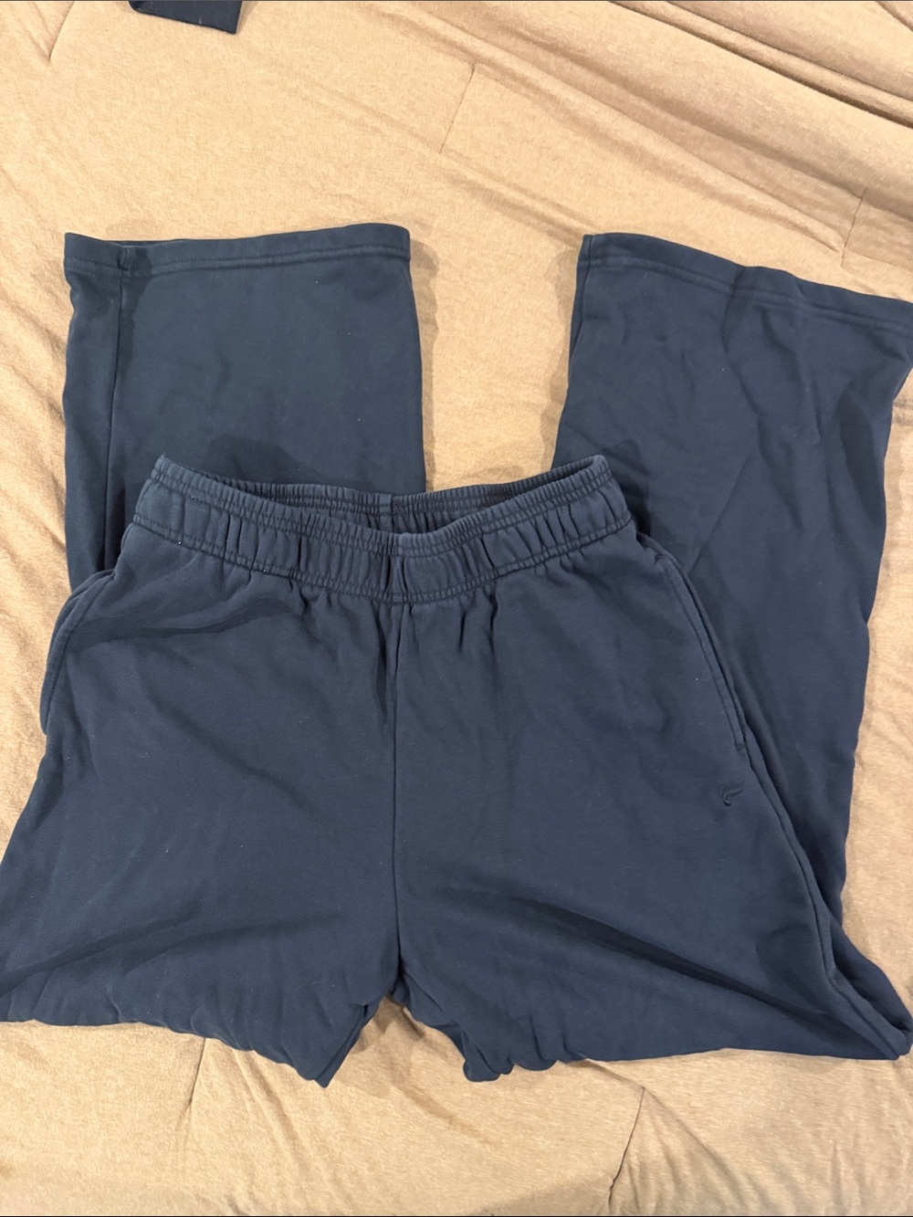 Fabletics black wide leg sweatpants